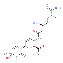 ChemSpider 2D Image | TETRAHEDRAL INTERMEDIATE OF BLASTICIDIN S | C17H28N8O6
