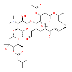 ChemSpider 2D Image | Carbomycin | C42H67NO16