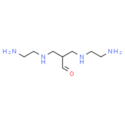 ChemSpider 2D Image | 3-[(2-Aminoethyl)amino]-2-{[(2-aminoethyl)amino]methyl}propanal | C8H20N4O
