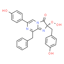ChemSpider 2D Image | c2-hydroperoxy-coelenterazine | C26H21N3O5