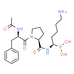 ChemSpider 2D Image | AC-(D)PHE-PRO-BOROLYS-OH | C21H33BN4O5