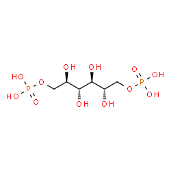 ChemSpider 2D Image | 1,6-Di-O-phosphono-D-allitol | C6H16O12P2
