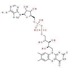 ChemSpider 2D Image | ARABINO-FLAVIN-ADENINE DINUCLEOTIDE | C27H33N9O15P2