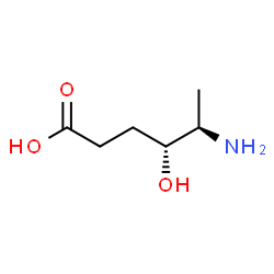 ChemSpider 2D Image | (4R,5R)-5-Amino-4-hydroxyhexanoic acid | C6H13NO3
