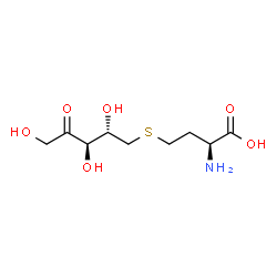 ChemSpider 2D Image | (2S)-2-Amino-4-{[(2S,3R)-2,3,5-trihydroxy-4-oxopentyl]sulfanyl}butanoic acid | C9H17NO6S