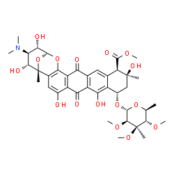 ChemSpider 2D Image | nogalamycin | C39H49NO16