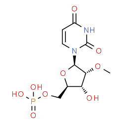 ChemSpider 2D Image | 2'-O-methyluridine 5'-monophosphate | C10H15N2O9P