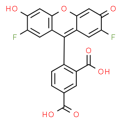ChemSpider 2D Image | Oregon Green 488 | C21H10F2O7