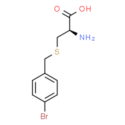 ChemSpider 2D Image | S-(4-Bromobenzyl)-L-cysteine | C10H12BrNO2S