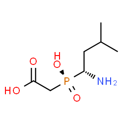 ChemSpider 2D Image | [(1-AMINO-3-METHYL-BUTYL)-HYDROXY-PHOSPHINOYL]-ACETIC ACID | C7H16NO4P
