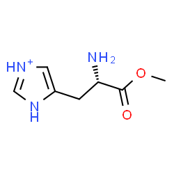 ChemSpider 2D Image | Methyl 3-(1H-imidazol-3-ium-5-yl)-L-alaninate | C7H12N3O2