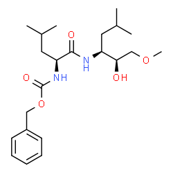 ChemSpider 2D Image | CARBOBENZYLOXY-(L)-LEUCINYL-(L)LEUCINYL METHOXYMETHYLKETONE | C22H36N2O5