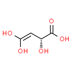 ChemSpider 2D Image | (2R)-2,4,4-Trihydroxy-3-butenoic acid | C4H6O5