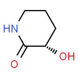 ChemSpider 2D Image | 3-(S)-HYDROXY-2-PIPERIDONE | C5H9NO2