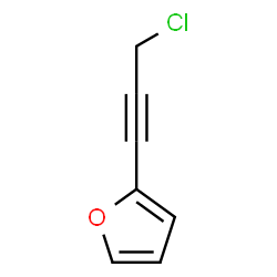ChemSpider 2D Image | 2-(3-Chloro-1-propyn-1-yl)furan | C7H5ClO