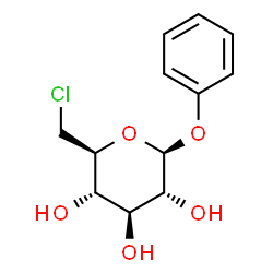 ChemSpider 2D Image | Phenyl 6-chloro-6-deoxy-beta-D-glucopyranoside | C12H15ClO5