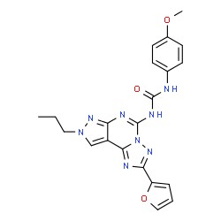 ChemSpider 2D Image | MRE 3008F20 | C21H20N8O3