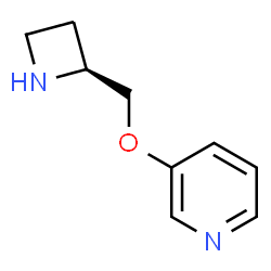 ChemSpider 2D Image | 3-[(2S)-2-Azetidinylmethoxy]pyridine | C9H12N2O