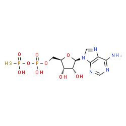 ChemSpider 2D Image | ADP?S | C10H15N5O9P2S