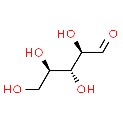 ChemSpider 2D Image | D-(−)-Ribose | C5H10O5