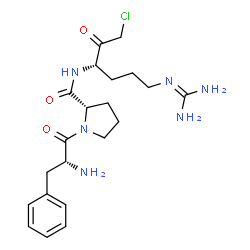 ChemSpider 2D Image | Phe-Pro-Arg-Chloromethylketone | C21H31ClN6O3