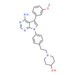 ChemSpider 2D Image | CGP77675 | C26H29N5O2