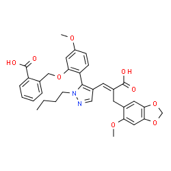 ChemSpider 2D Image | SB234551 | C34H34N2O9