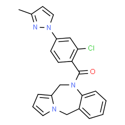 ChemSpider 2D Image | VNA932 | C23H19ClN4O