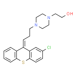 ChemSpider 2D Image | Zuclopenthixol | C22H25ClN2OS