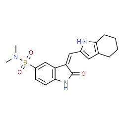 ChemSpider 2D Image | SU6656 | C19H21N3O3S