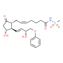 ChemSpider 2D Image | Sulprostone | C23H31NO7S