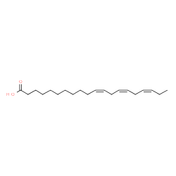 ChemSpider 2D Image | 11Z,14Z,17Z-Eicosatrienoic acid | C20H34O2