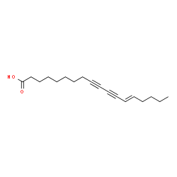 ChemSpider 2D Image | (13E)-13-Octadecene-9,11-diynoic acid | C18H26O2