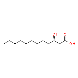 ChemSpider 2D Image | (-)-3-Hydroxydodecanoic acid | C12H24O3