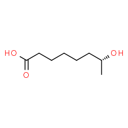 ChemSpider 2D Image | (7R)-7-Hydroxyoctanoic acid | C8H16O3