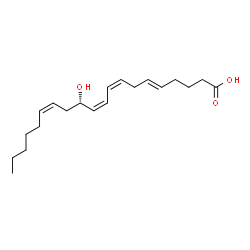 ChemSpider 2D Image | (5E,8Z,10Z,12S,14Z)-12-Hydroxy-5,8,10,14-icosatetraenoic acid | C20H32O3