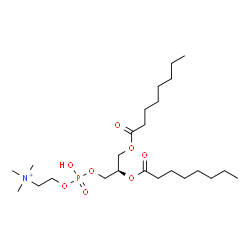 ChemSpider 2D Image | (7R)-4-Hydroxy-N,N,N-trimethyl-7-(octanoyloxy)-10-oxo-3,5,9-trioxa-4-phosphaheptadecan-1-aminium 4-oxide | C24H49NO8P