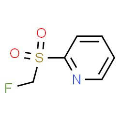 ChemSpider 2D Image | 2-[(Fluoromethyl)sulfonyl]pyridine | C6H6FNO2S