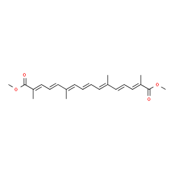 ChemSpider 2D Image | dimethylcrocetin | C22H28O4