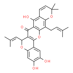 ChemSpider 2D Image | cycloheterophyllin | C30H30O7