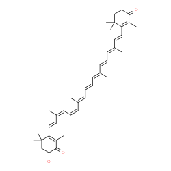 ChemSpider 2D Image | (9cis,11cis)-3-Hydroxy-beta,beta-carotene-4,4'-dione | C40H52O3