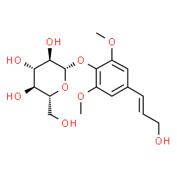 ChemSpider 2D Image | beta-Syringin | C17H24O9