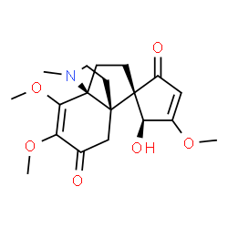 ChemSpider 2D Image | (−)-Dechloroacutumine | C19H25NO6