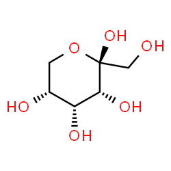 ChemSpider 2D Image | beta-D-Psicopyranose | C6H12O6