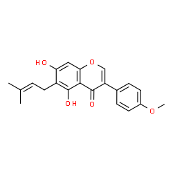 ChemSpider 2D Image | gancaonin A | C21H20O5