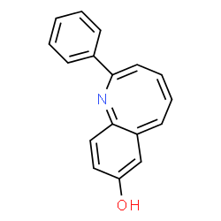 ChemSpider 2D Image | 2-Phenyl-1-benzazocin-8-ol | C17H13NO