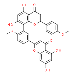 ChemSpider 2D Image | ISOGINKGETIN | C32H22O10