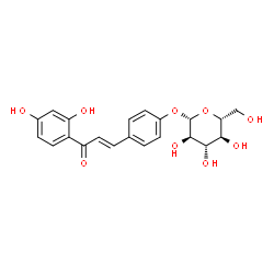 ChemSpider 2D Image | isoliquiritin | C21H22O9