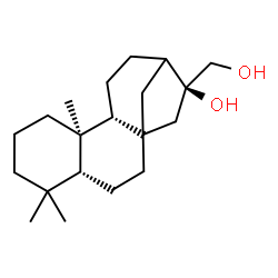 ChemSpider 2D Image | (5beta,9beta,10alpha)-Kaurane-16,17-diol | C20H34O2