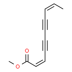 ChemSpider 2D Image | Methyl (2Z,8Z)-2,8-decadiene-4,6-diynoate | C11H10O2
